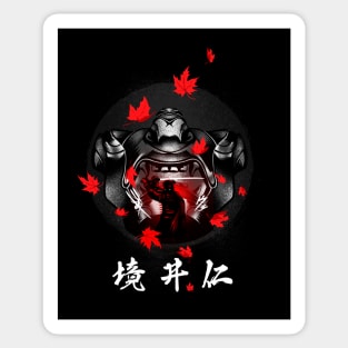 Samurai Mask Sticker